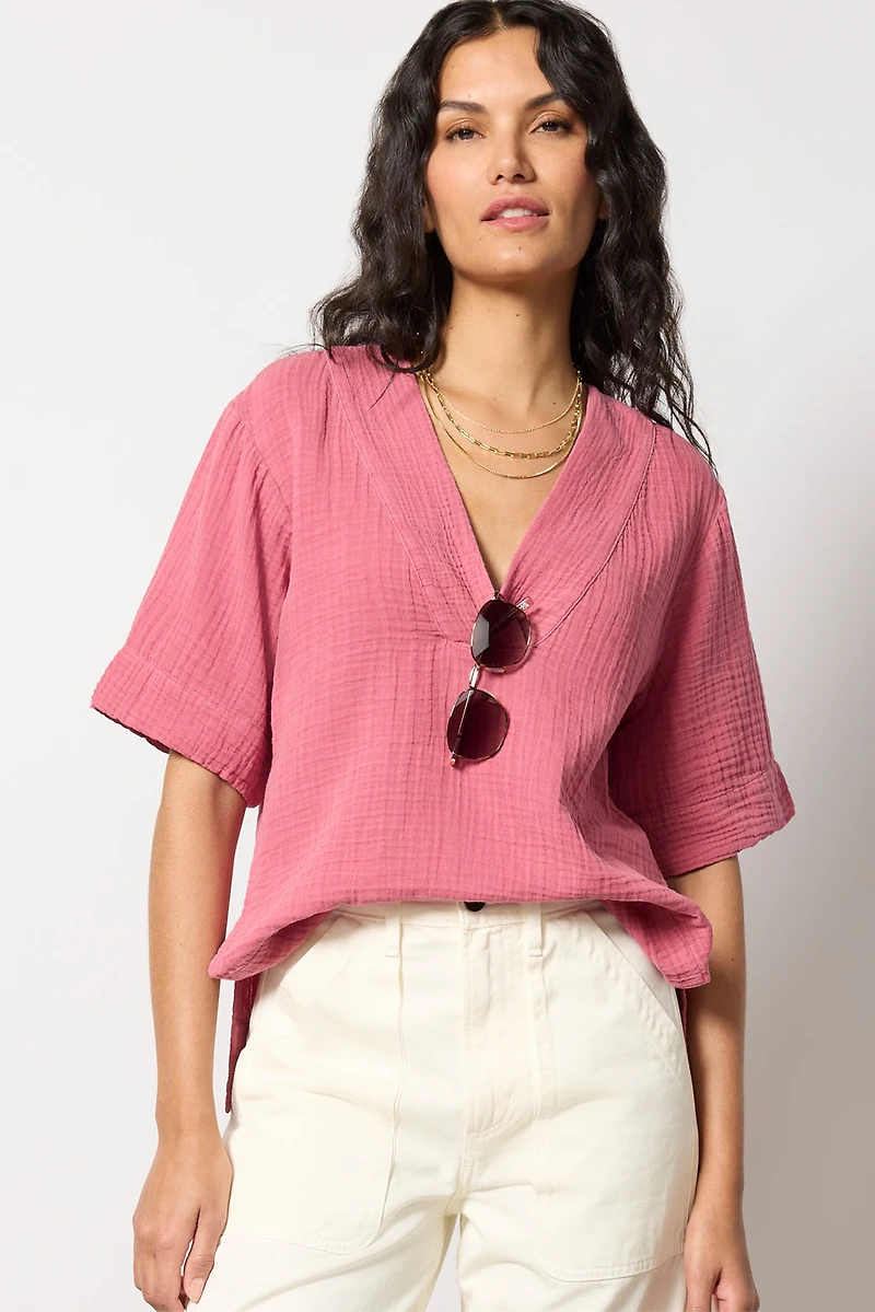 Dune Cotton Gauze Popover