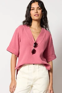 Dune Cotton Gauze Popover