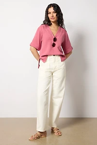 Dune Cotton Gauze Popover