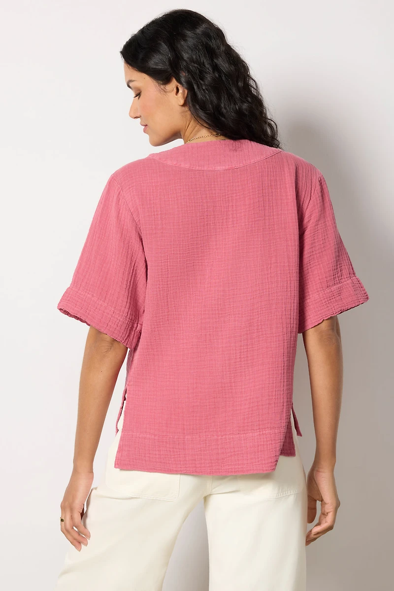 Dune Cotton Gauze Popover
