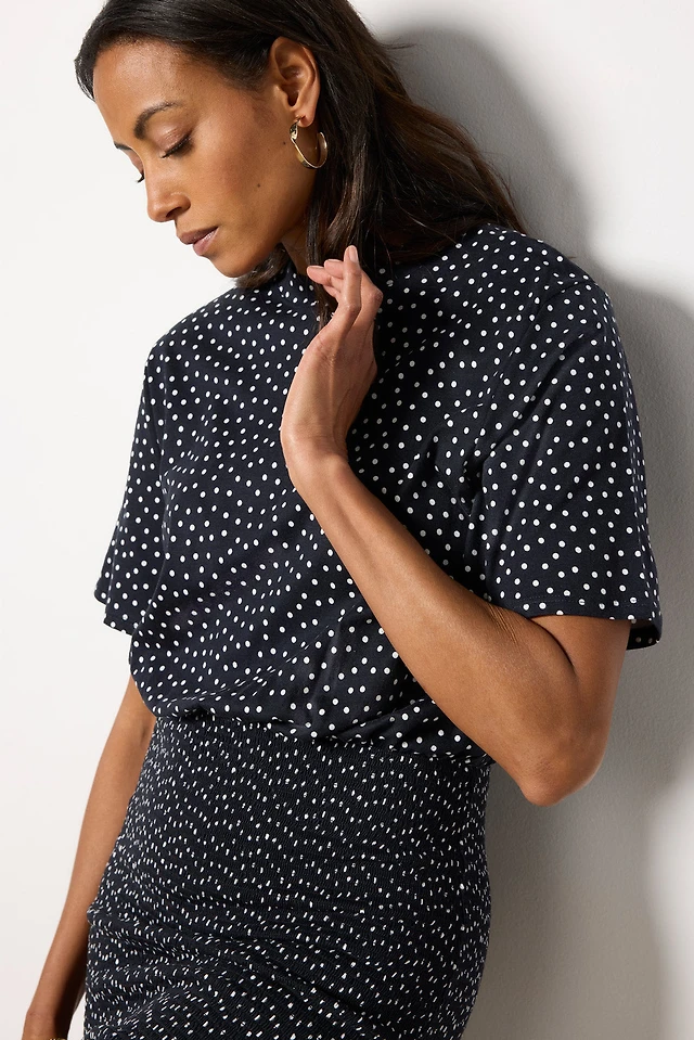 tory burch logo lace t-shirt dress Tory Burch Logo Lace T-Shirt Dress