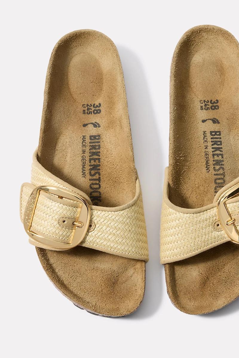 Madrid Big Buckle Raffia