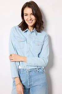 The Super Exes Crop Step Fray