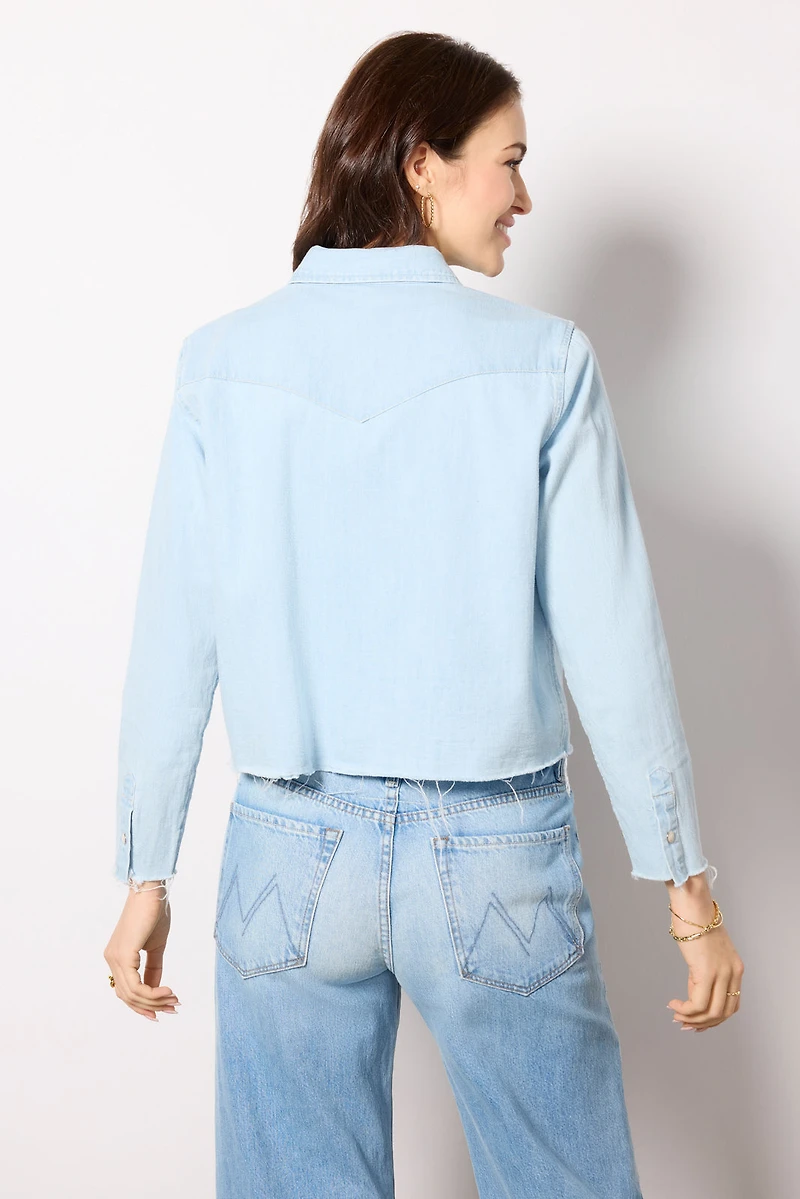 The Super Exes Crop Step Fray