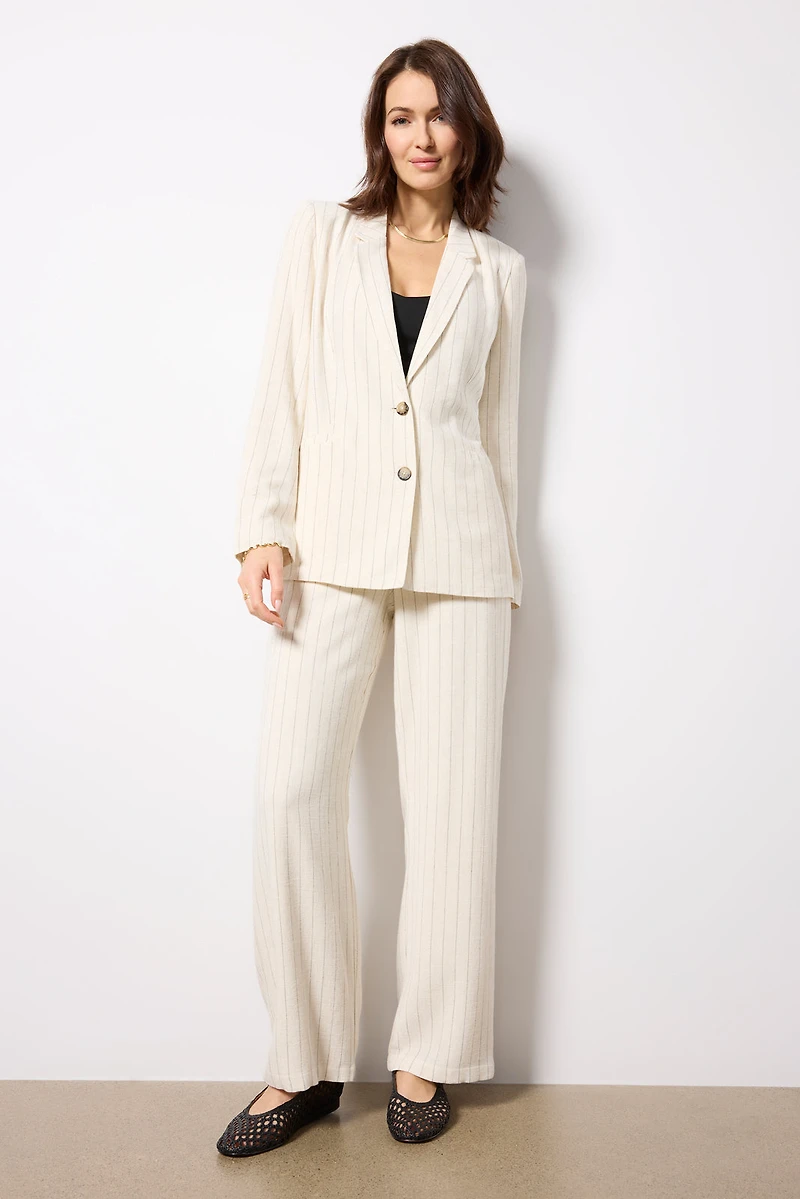 Livingston Pinstripe Blazer