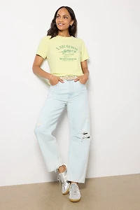 Lake Geneva Sunwashed Crew Tee