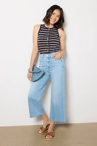 Petite Anessa w Raw Hem