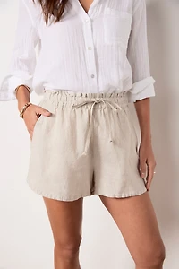 Laguna Linen Tie Waist Short