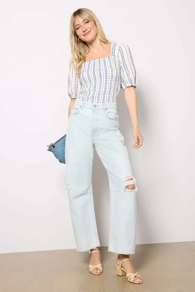 Ellison Smocked Top