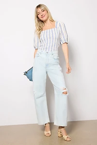 Ellison Smocked Top