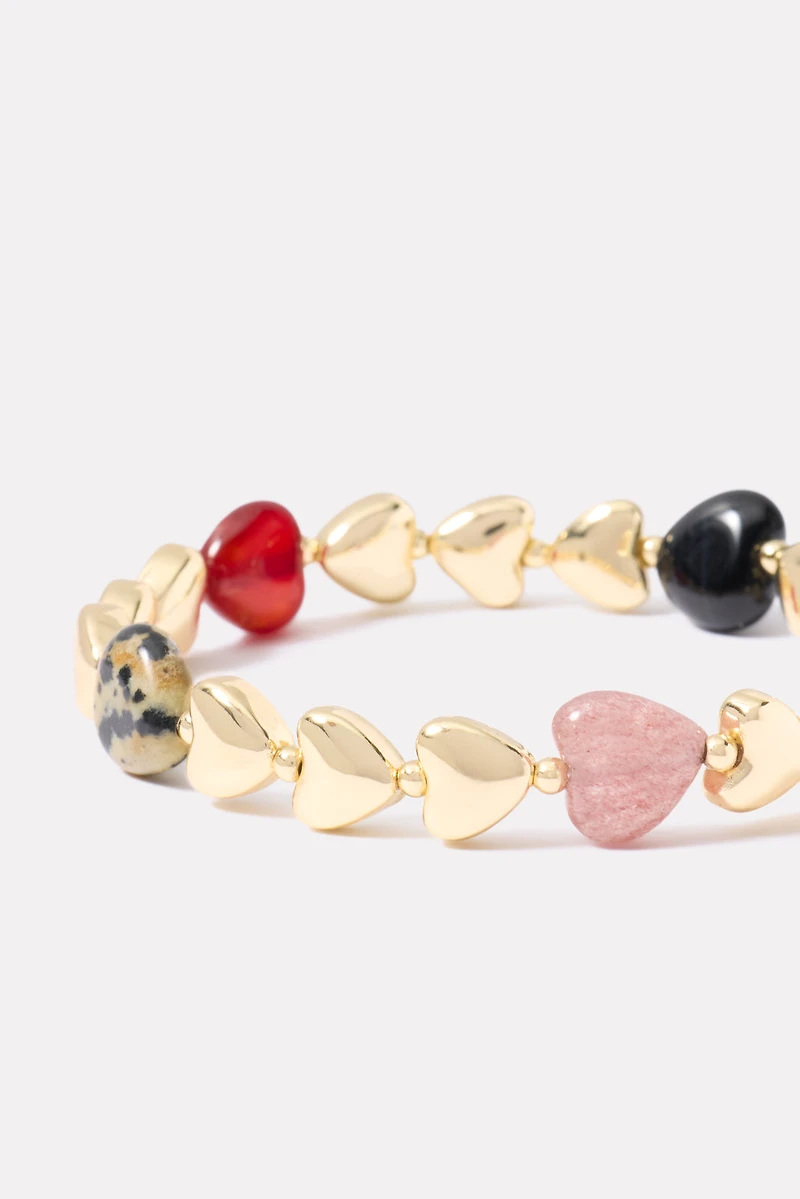 Aria Stone Heart Bracelet