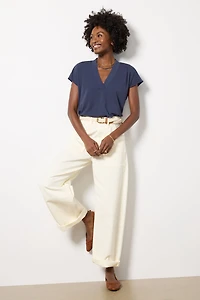 V Neck Modal Tee