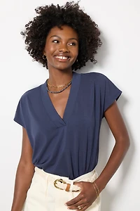 V Neck Modal Tee