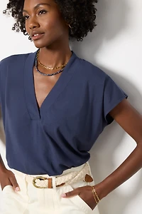 V Neck Modal Tee