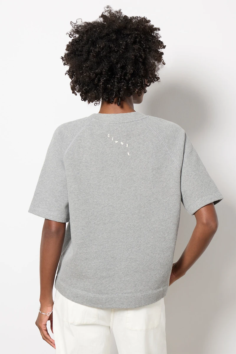 Short Sleeve Sweatshirt