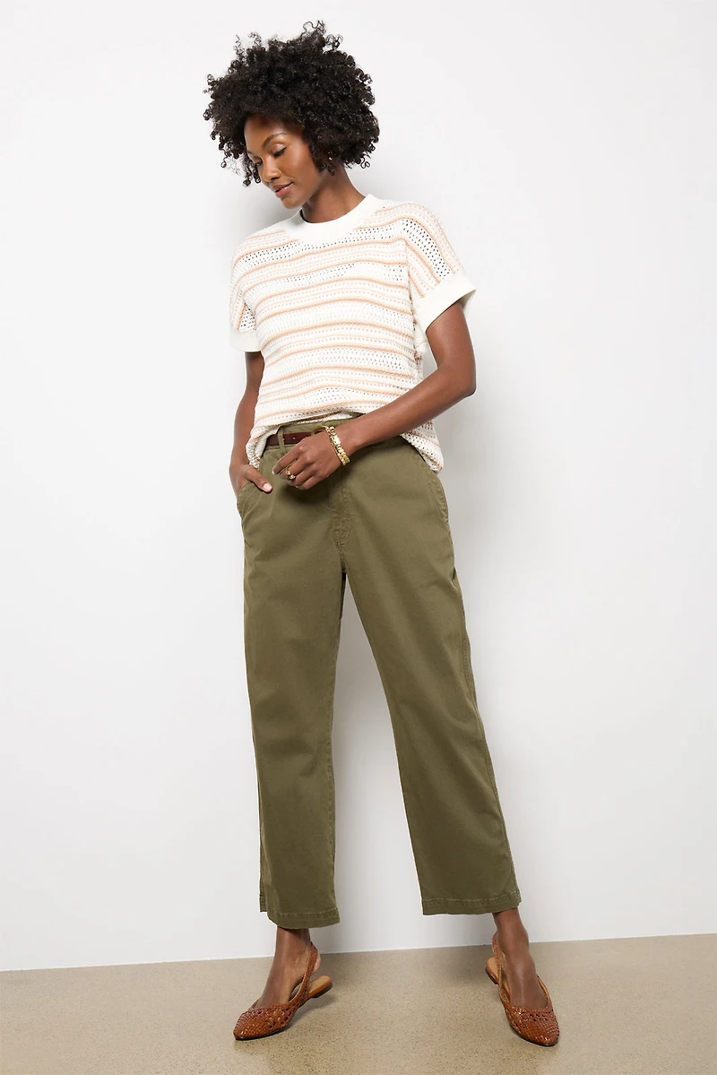 Ciara Stripe Knit Top