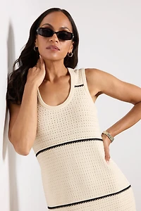 Scott Scoop Neck Midi Dress
