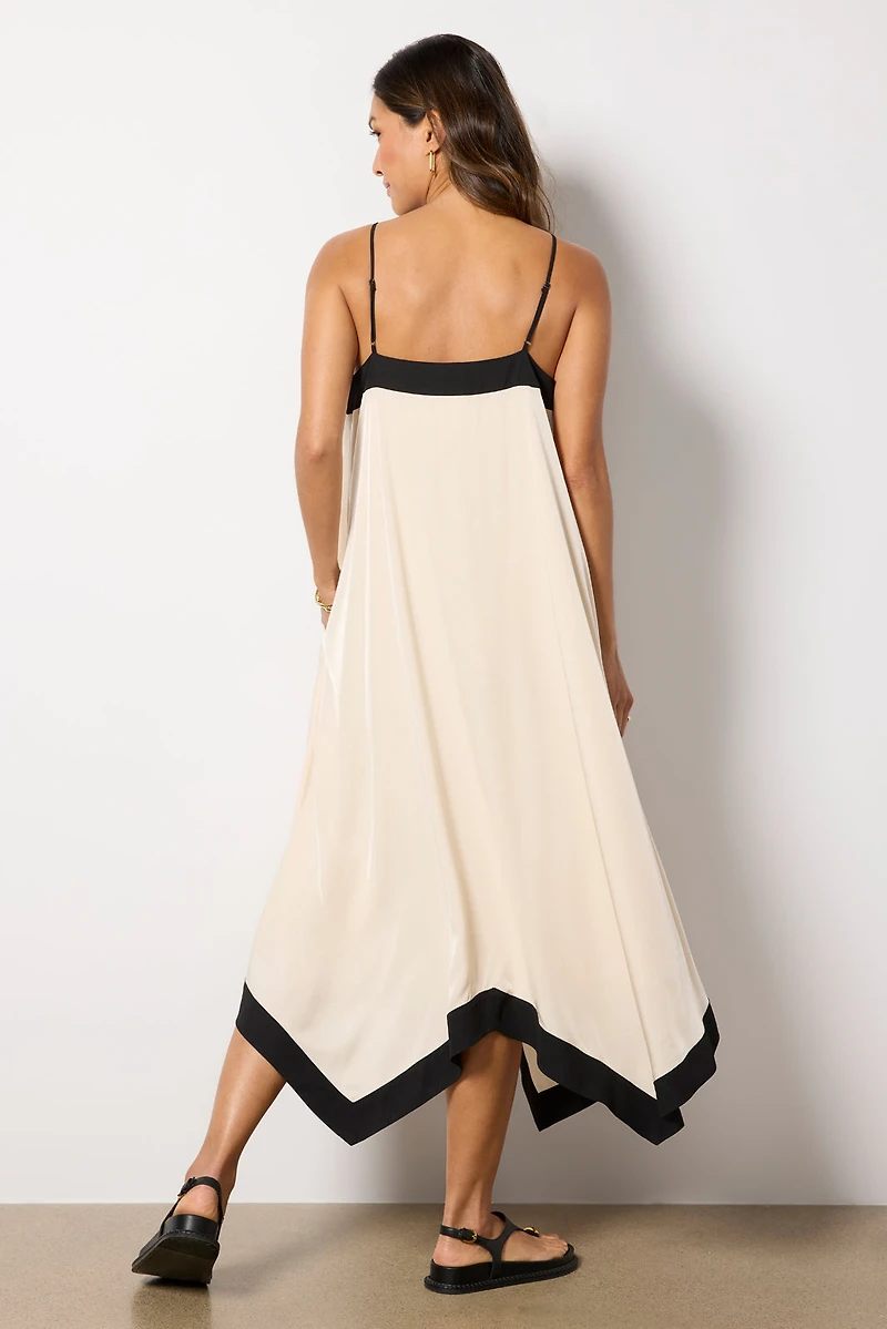 knee length dresses for ladies Blue Polka Dot Ava Maxi Dress main image 1