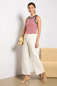 Sonya Stripe Ringer Tank