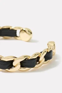 Romy Leather Braided Cuff