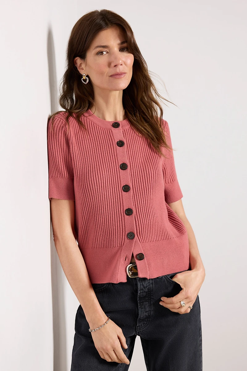 Micha Short Sleeve Cardigan