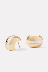 Vanessa Button Earring