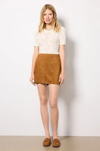 Ciera Suede Mini Skirt