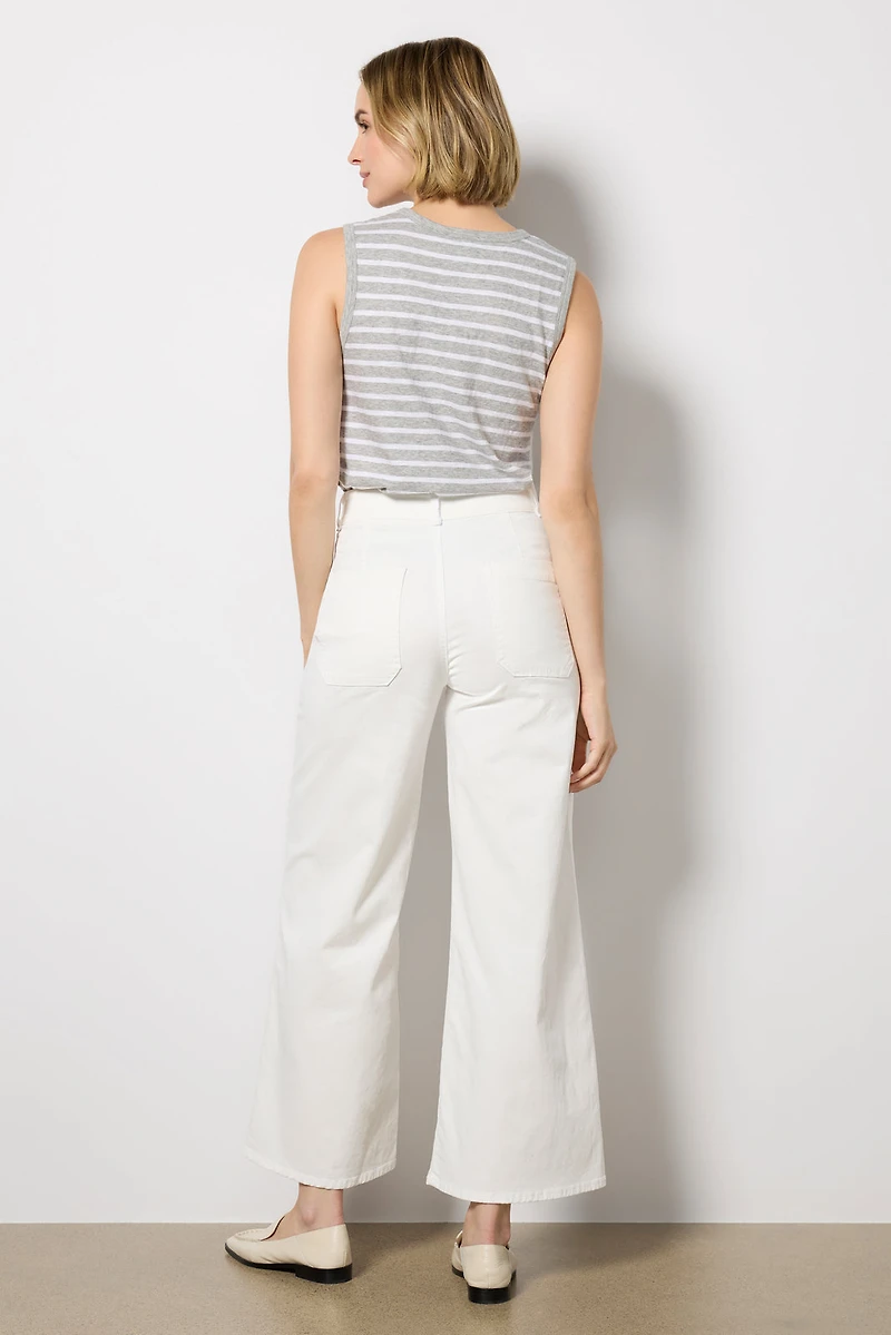 Cropped Sailor Pant