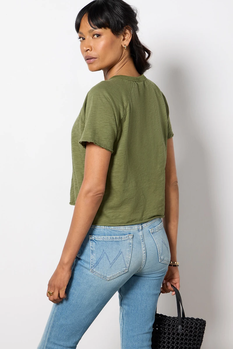 Split Neck Tee