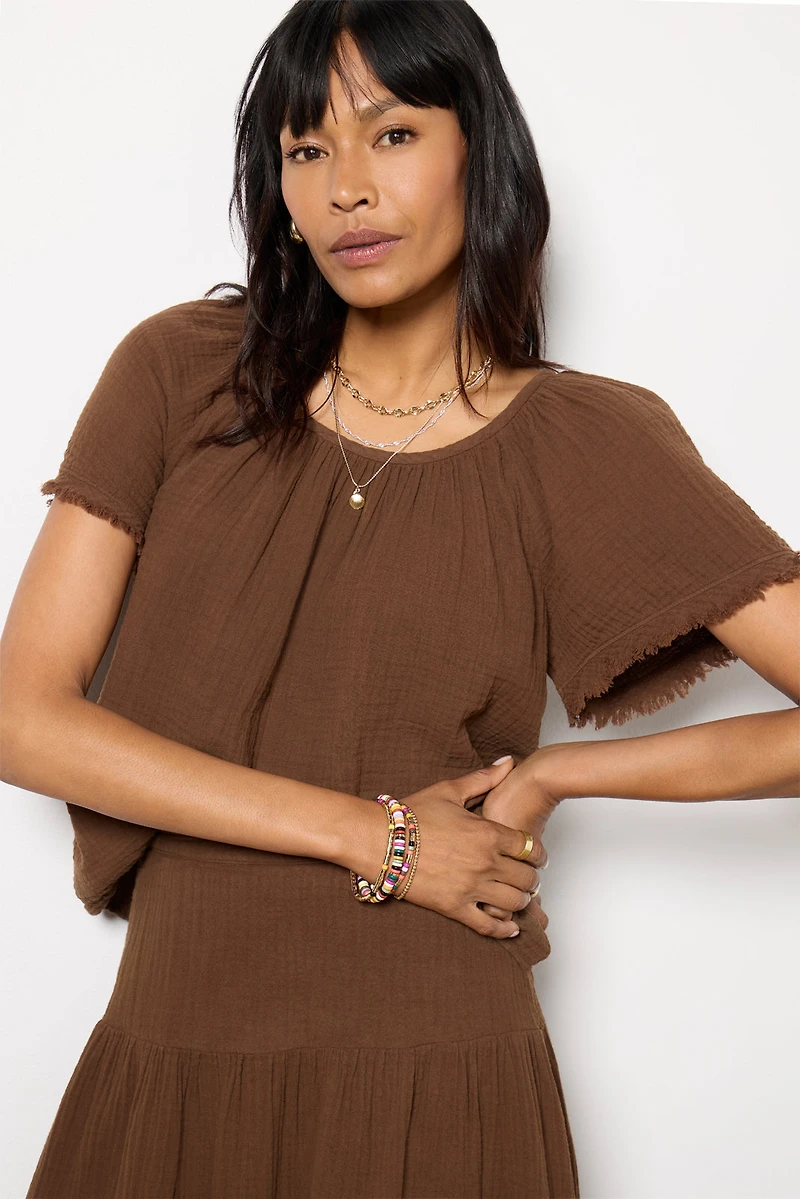 Macie Gauze Top