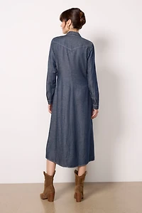 Western Yoke Shirt Dress
