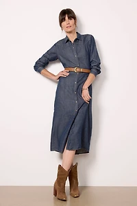 Western Yoke Shirt Dress