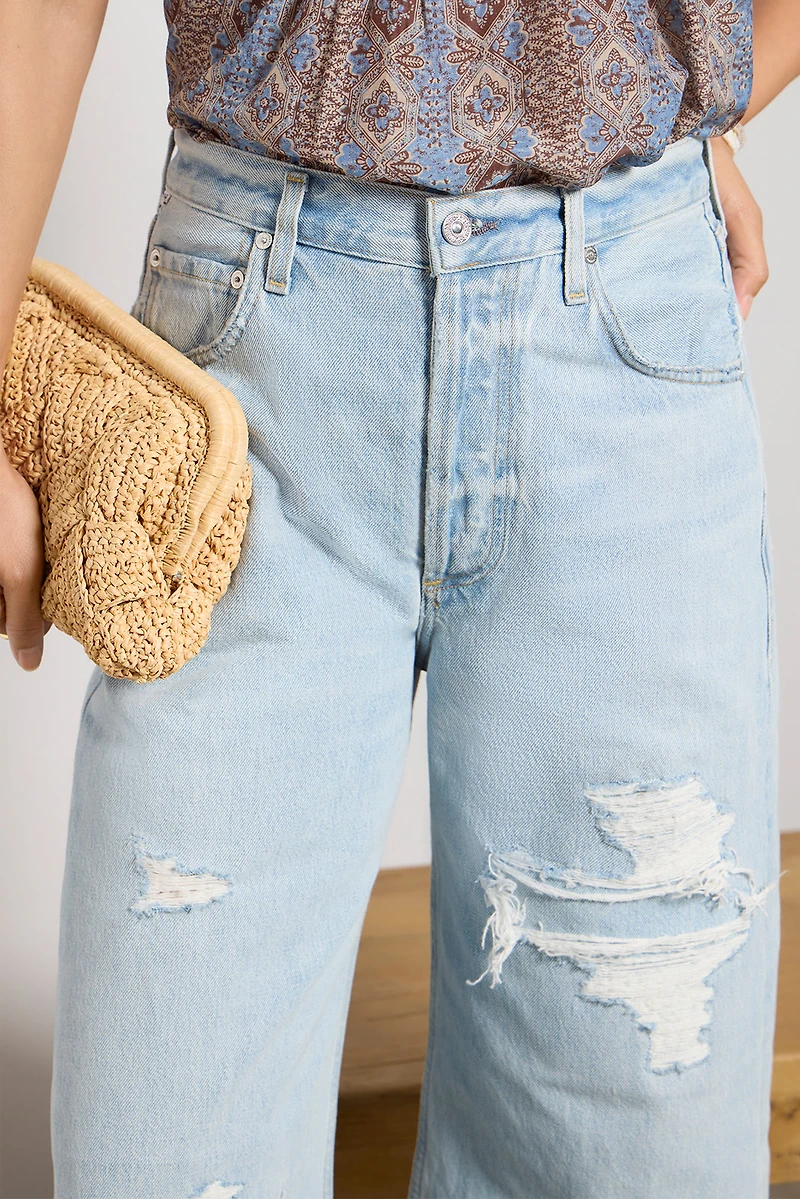 Ayla Raw Hem Crop
