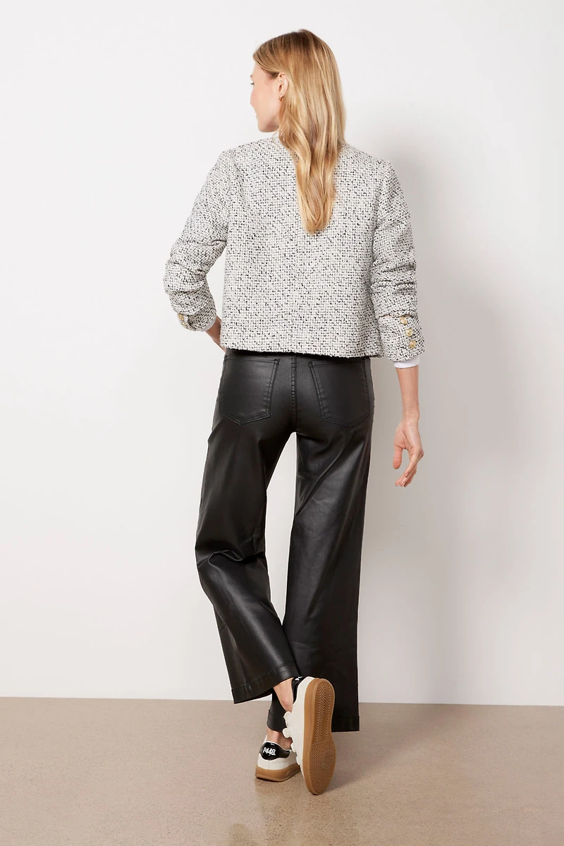 Meg Coated Wide Leg