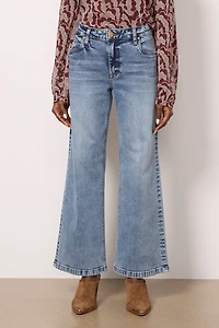 Petite Jean High Rise Wide Leg