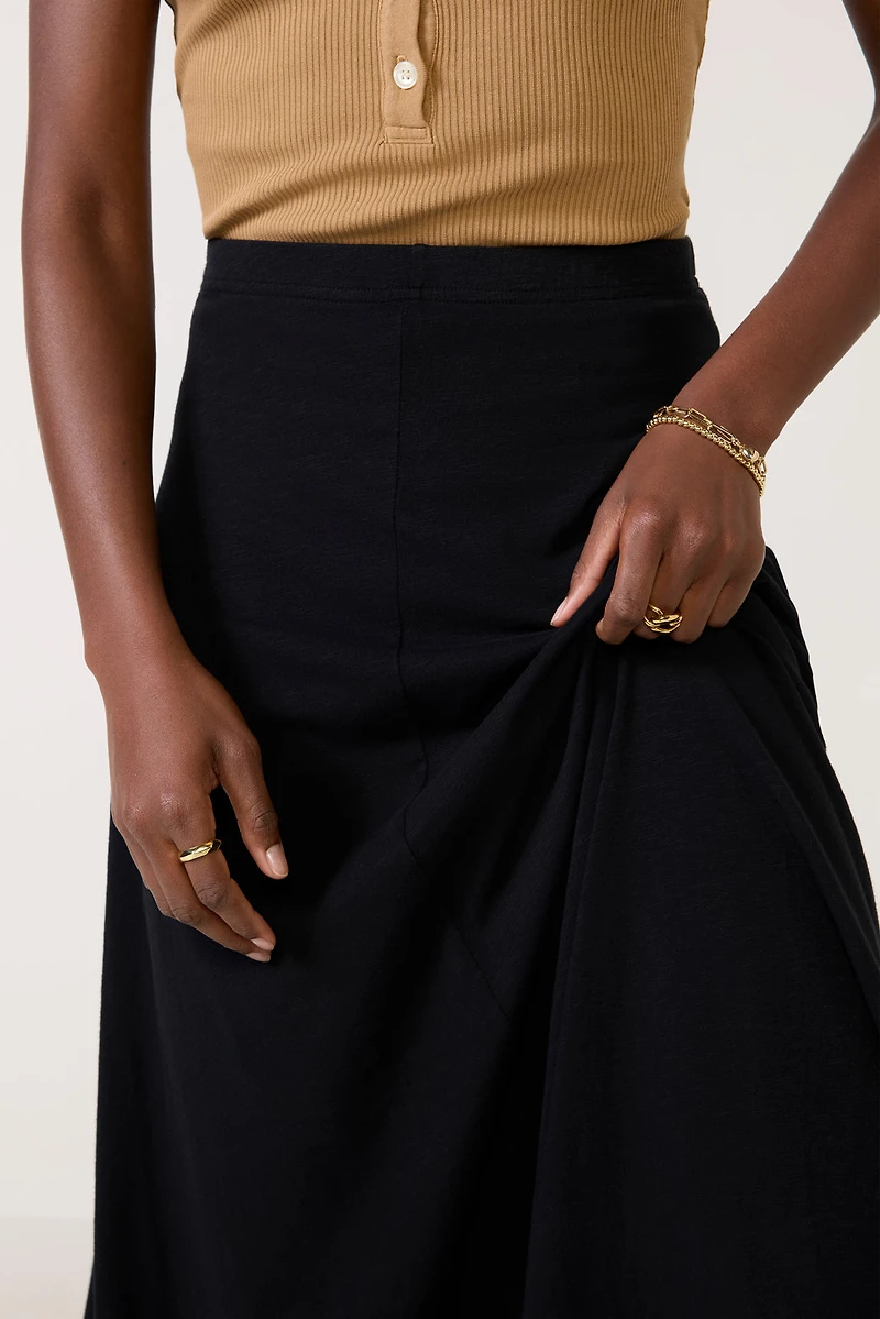 Liza Slub Jersey Skirt