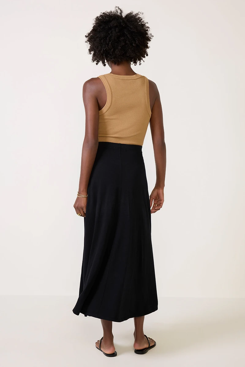 Liza Slub Jersey Skirt