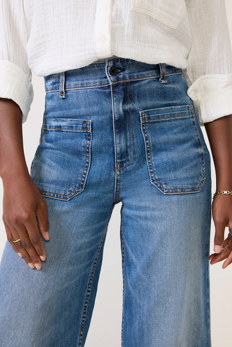 Cropped Sailor Jean