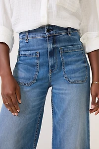 Cropped Sailor Jean