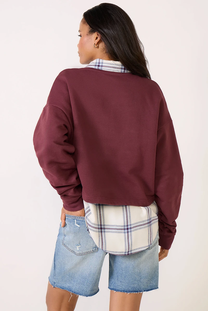 Favorite Daughter Cropped Sweatshirt