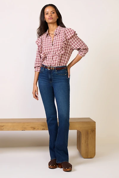 Dru Ruffle Front Shirt