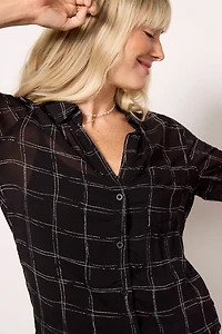Plaid Button Down