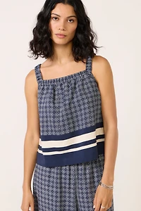 Bria Tile Print Cami