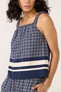 Bria Tile Print Cami