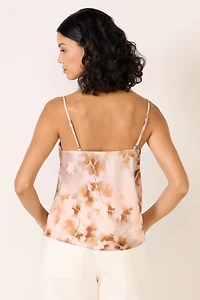 Brooks Printed Satin Cami