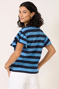 Camille Ruffle Sleeve Top