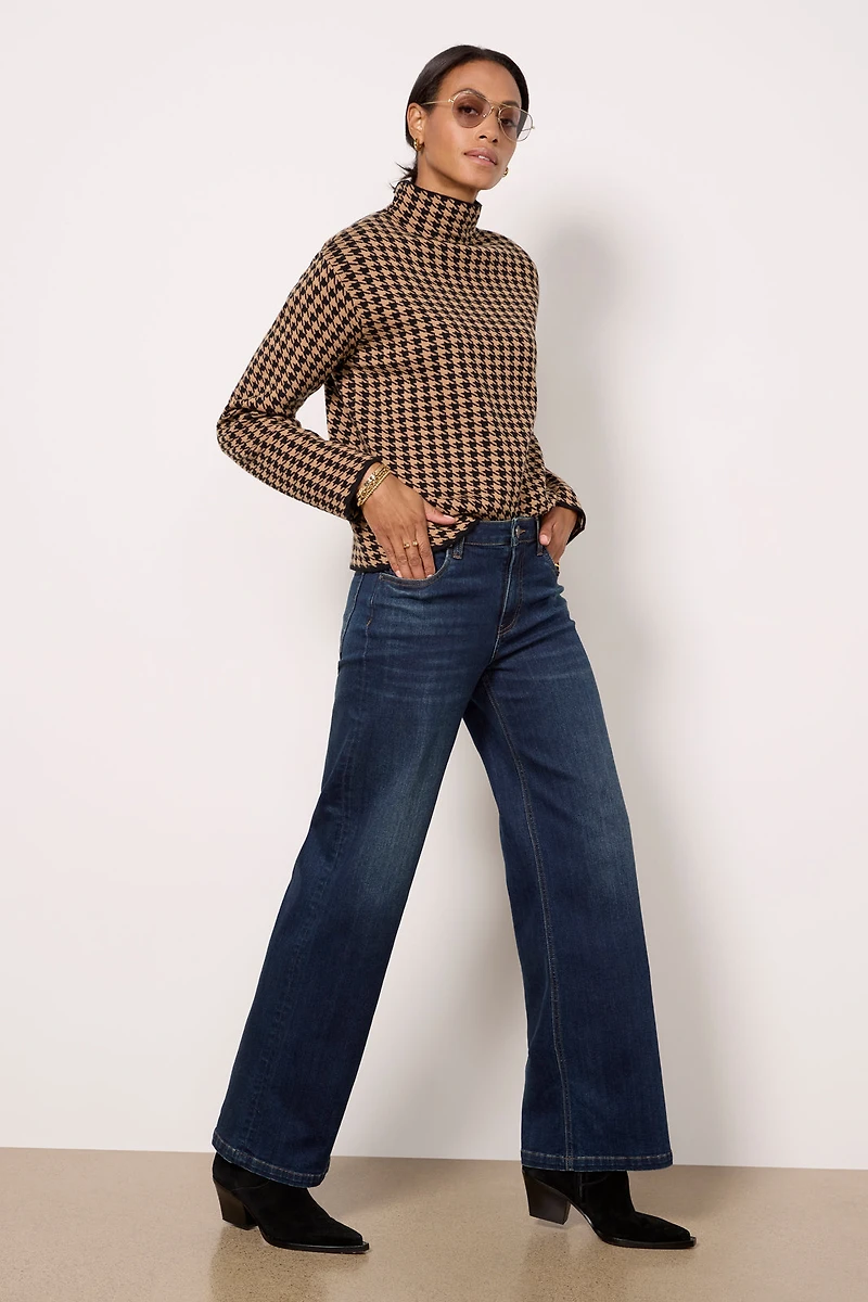 Houndstooth Pullover