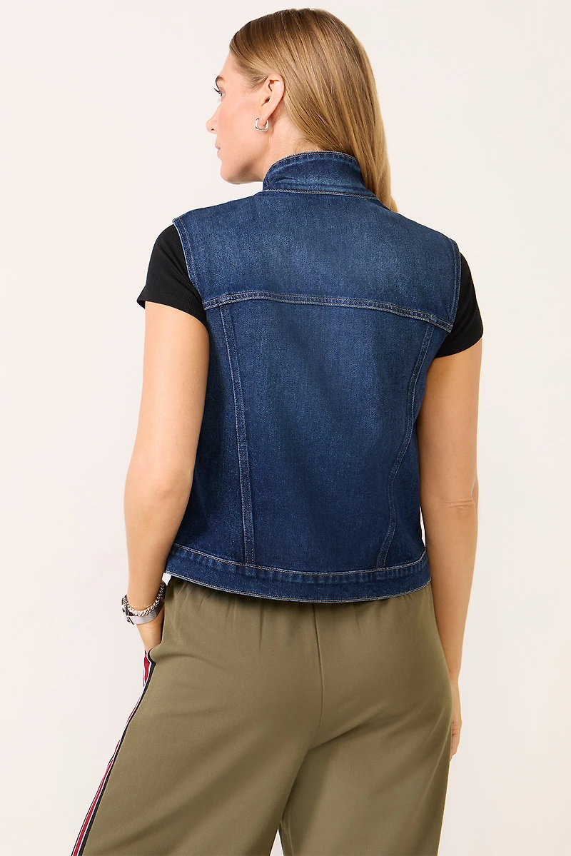 Connor Denim Vest