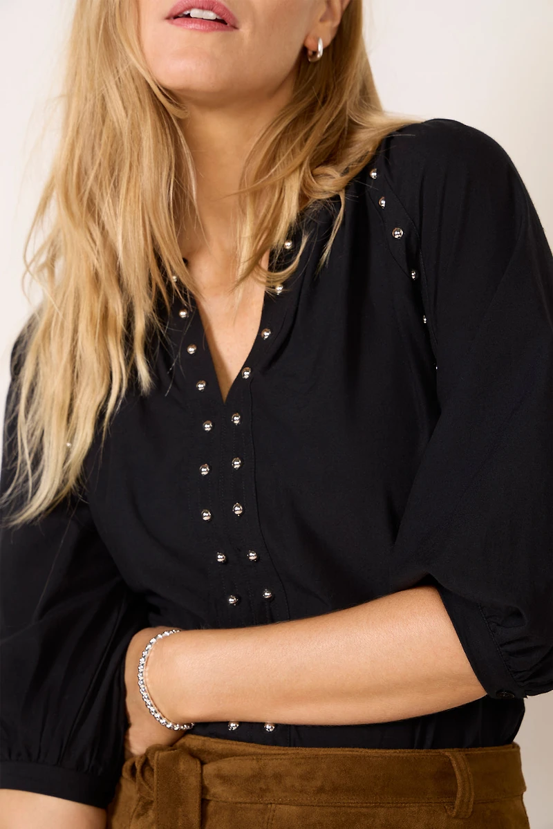 Celina Stud Blouse