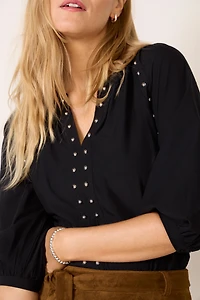 Celina Stud Blouse